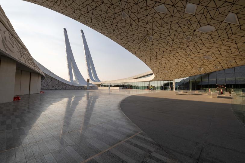 HBKU Courtyard + Arcade