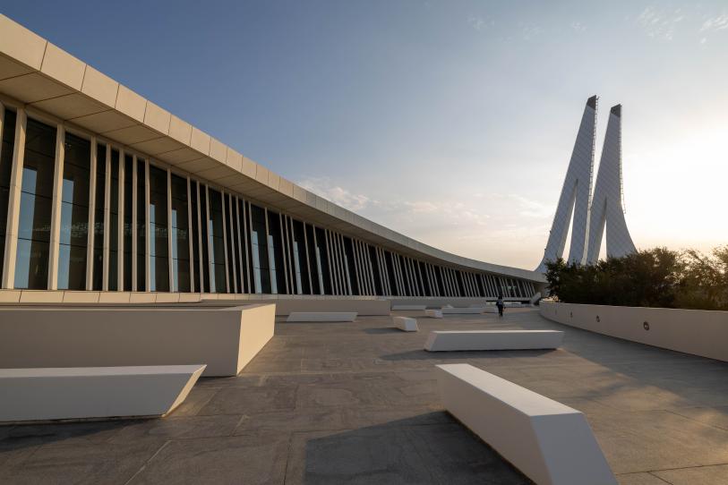 Library Terrace area